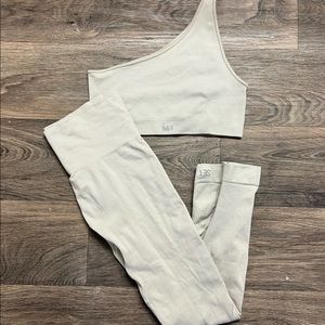 SET ACTIVE SET - sculptflex one shoulder bra & leggings